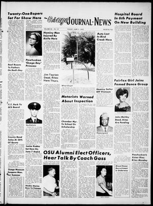 The Osage Journal-News (Pawhuska, Okla.), Vol. 60, No. 23, Ed. 1 Friday, June 6, 1969