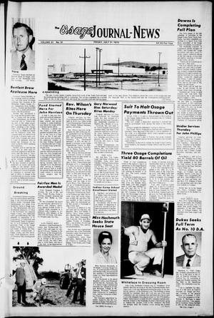 The Osage Journal-News (Pawhuska, Okla.), Vol. 61, No. 31, Ed. 1 Friday, July 31, 1970