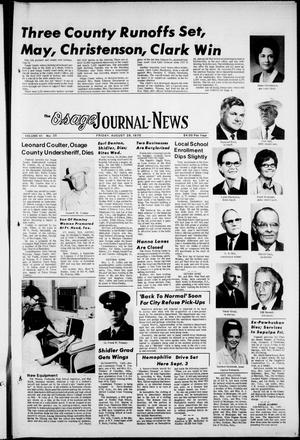 The Osage Journal-News (Pawhuska, Okla.), Vol. 61, No. 35, Ed. 1 Friday, August 28, 1970