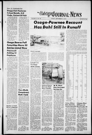 The Osage Journal-News (Pawhuska, Okla.), Vol. 61, No. 36, Ed. 1 Friday, September 4, 1970