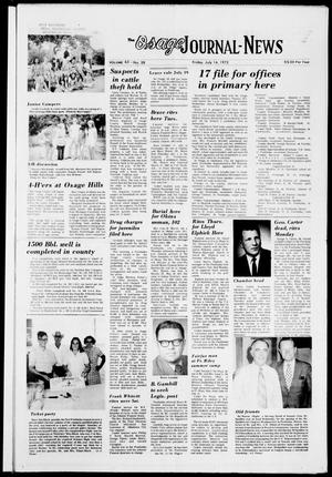 The Osage Journal-News (Pawhuska, Okla.), Vol. 63, No. 28, Ed. 1 Friday, July 14, 1972