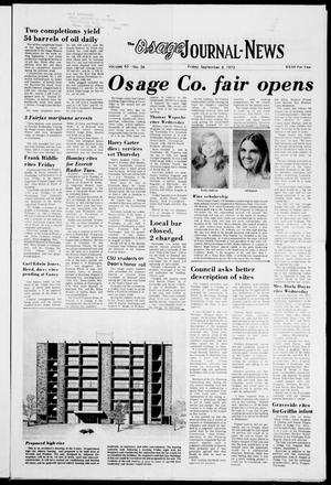 The Osage Journal-News (Pawhuska, Okla.), Vol. 63, No. 36, Ed. 1 Friday, September 8, 1972