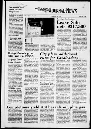 The Osage Journal-News (Pawhuska, Okla.), Vol. 63, No. 29, Ed. 1 Friday, July 20, 1973