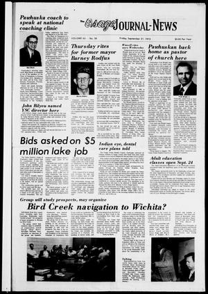 The Osage Journal-News (Pawhuska, Okla.), Vol. 63, No. 38, Ed. 1 Friday, September 21, 1973
