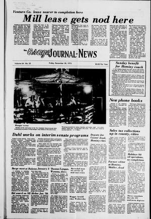 The Osage Journal-News (Pawhuska, Okla.), Vol. 64, No. 52, Ed. 1 Friday, December 28, 1973