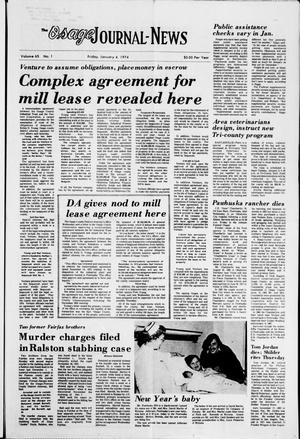 The Osage Journal-News (Pawhuska, Okla.), Vol. 65, No. 1, Ed. 1 Friday, January 4, 1974