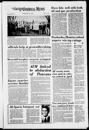 The Osage Journal-News (Pawhuska, Okla.), Vol. 65, No. 15, Ed. 1 Friday, April 12, 1974