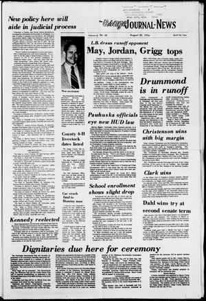 The Osage Journal-News (Pawhuska, Okla.), Vol. 65, No. 35, Ed. 1 Friday, August 30, 1974