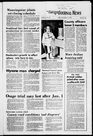 The Osage Journal-News (Pawhuska, Okla.), Vol. 65, No. 50, Ed. 1 Friday, December 13, 1974
