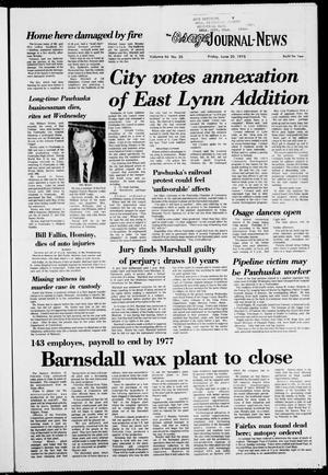 The Osage Journal-News (Pawhuska, Okla.), Vol. 66, No. 25, Ed. 1 Friday, June 20, 1975