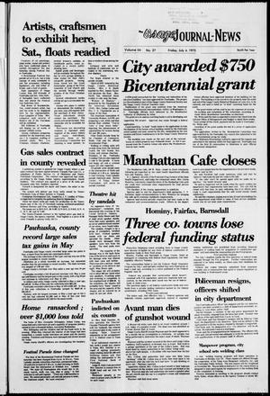 The Osage Journal-News (Pawhuska, Okla.), Vol. 66, No. 27, Ed. 1 Friday, July 4, 1975