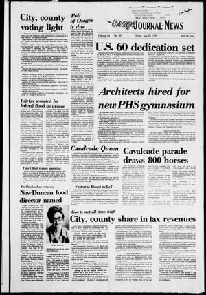 The Osage Journal-News (Pawhuska, Okla.), Vol. 66, No. 30, Ed. 1 Friday, July 25, 1975