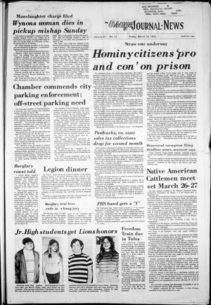 The Osage Journal-News (Pawhuska, Okla.), Vol. 67, No. 11, Ed. 1 Friday, March 12, 1976