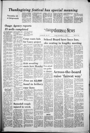 The Osage Journal-News (Pawhuska, Okla.), Vol. 68, No. 45, Ed. 1 Friday, November 11, 1977