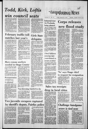 The Osage Journal-News (Pawhuska, Okla.), Vol. 70, No. 12, Ed. 1 Friday, March 23, 1979