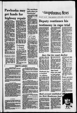The Osage Journal-News (Pawhuska, Okla.), Vol. 70, No. 37, Ed. 1 Friday, September 14, 1979