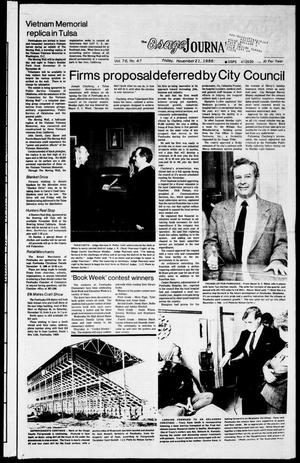 The Osage Journal-News (Pawhuska, Okla.), Vol. 76, No. 47, Ed. 1 Friday, November 21, 1986
