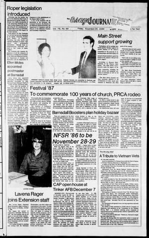 The Osage Journal-News (Pawhuska, Okla.), Vol. 76, No. 48, Ed. 1 Friday, November 28, 1986