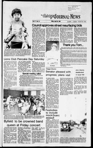 The Osage Journal-News (Pawhuska, Okla.), Vol. 77, No. 16, Ed. 1 Friday, April 24, 1987