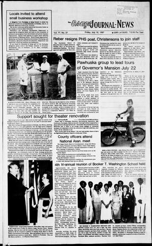The Osage Journal-News (Pawhuska, Okla.), Vol. 77, No. 27, Ed. 1 Friday, July 10, 1987
