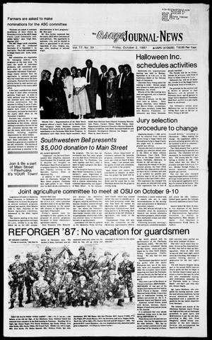 The Osage Journal-News (Pawhuska, Okla.), Vol. 77, No. 39, Ed. 1 Friday, October 2, 1987