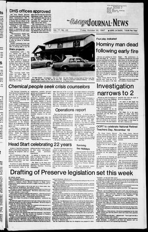 The Osage Journal-News (Pawhuska, Okla.), Vol. 77, No. 43, Ed. 1 Friday, October 30, 1987