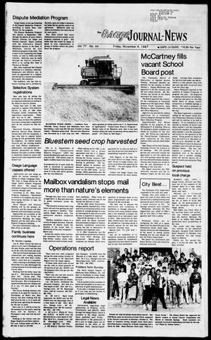 The Osage Journal-News (Pawhuska, Okla.), Vol. 77, No. 44, Ed. 1 Friday, November 6, 1987