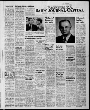 Pawhuska Daily Journal-Capital (Pawhuska, Okla.), Vol. 55, No. 55, Ed. 1 Wednesday, March 18, 1964