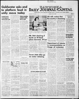 Pawhuska Daily Journal-Capital (Pawhuska, Okla.), Vol. 55, No. 136, Ed. 1 Friday, July 10, 1964