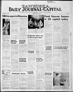 Pawhuska Daily Journal-Capital (Pawhuska, Okla.), Vol. 55, No. 209, Ed. 1 Friday, October 23, 1964