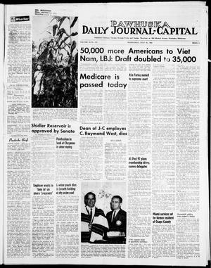 Pawhuska Daily Journal-Capital (Pawhuska, Okla.), Vol. 56, No. 149, Ed. 1 Wednesday, July 28, 1965