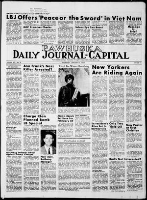 Primary view of object titled 'Pawhuska Daily Journal-Capital (Pawhuska, Okla.), Vol. 57, No. 9, Ed. 1 Thursday, January 13, 1966'.
