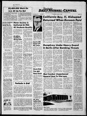Pawhuska Daily Journal-Capital (Pawhuska, Okla.), Vol. 58, No. 69, Ed. 1 Thursday, April 6, 1967