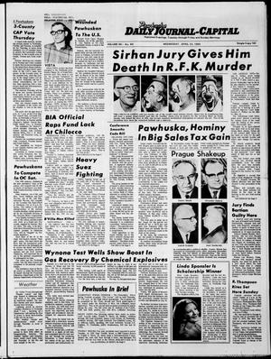 Pawhuska Daily Journal-Capital (Pawhuska, Okla.), Vol. 60, No. 80, Ed. 1 Wednesday, April 23, 1969