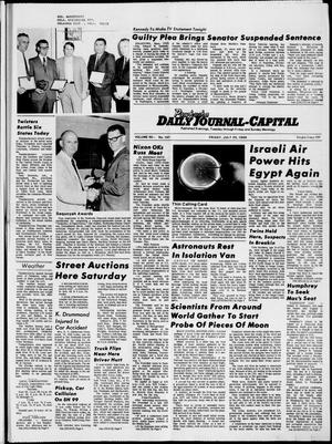 Primary view of object titled 'Pawhuska Daily Journal-Capital (Pawhuska, Okla.), Vol. 60, No. 147, Ed. 1 Friday, July 25, 1969'.