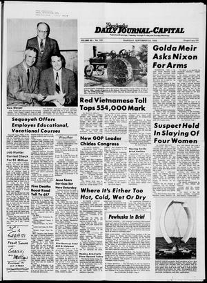 Pawhuska Daily Journal-Capital (Pawhuska, Okla.), Vol. 60, No. 191, Ed. 1 Thursday, September 25, 1969