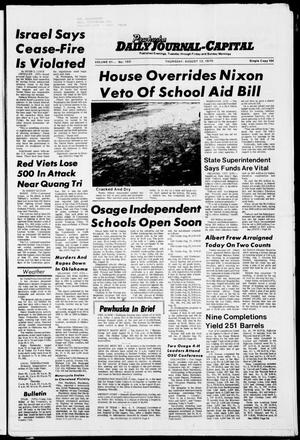 Pawhuska Daily Journal-Capital (Pawhuska, Okla.), Vol. 61, No. 160, Ed. 1 Thursday, August 13, 1970