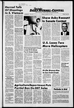 Pawhuska Daily Journal-Capital (Pawhuska, Okla.), Vol. 61, No. 171, Ed. 1 Friday, August 28, 1970