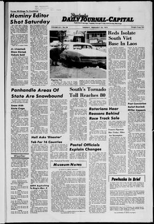 Primary view of object titled 'Pawhuska Daily Journal-Capital (Pawhuska, Okla.), Vol. 62, No. 38, Ed. 1 Tuesday, February 23, 1971'.