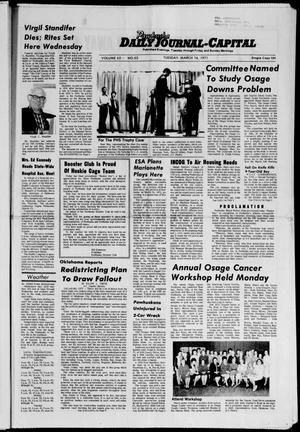 Pawhuska Daily Journal-Capital (Pawhuska, Okla.), Vol. 62, No. 53, Ed. 1 Tuesday, March 16, 1971