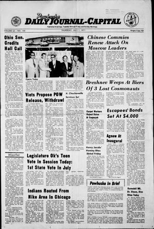 Pawhuska Daily Journal-Capital (Pawhuska, Okla.), Vol. 62, No. 130, Ed. 1 Thursday, July 1, 1971