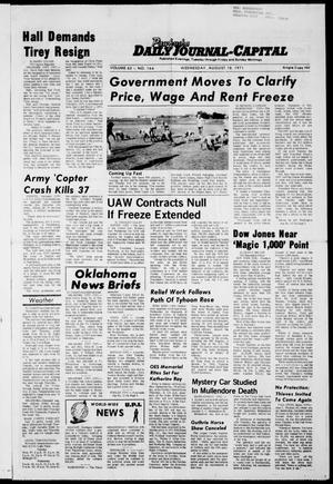 Pawhuska Daily Journal-Capital (Pawhuska, Okla.), Vol. 62, No. 164, Ed. 1 Wednesday, August 18, 1971
