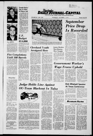 Pawhuska Daily Journal-Capital (Pawhuska, Okla.), Vol. 62, No. 200, Ed. 1 Thursday, October 7, 1971