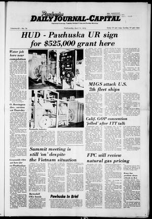 Pawhuska Daily Journal-Capital (Pawhuska, Okla.), Vol. 63, No. 78, Ed. 1 Wednesday, April 19, 1972