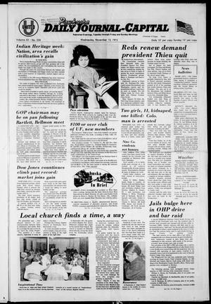 Pawhuska Daily Journal-Capital (Pawhuska, Okla.), Vol. 63, No. 228, Ed. 1 Wednesday, November 15, 1972