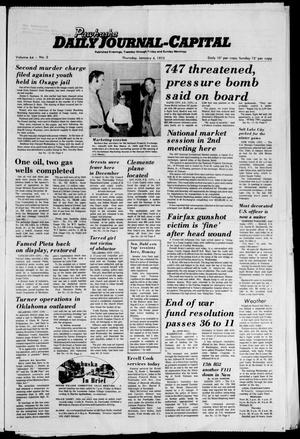 Pawhuska Daily Journal-Capital (Pawhuska, Okla.), Vol. 64, No. 3, Ed. 1 Thursday, January 4, 1973