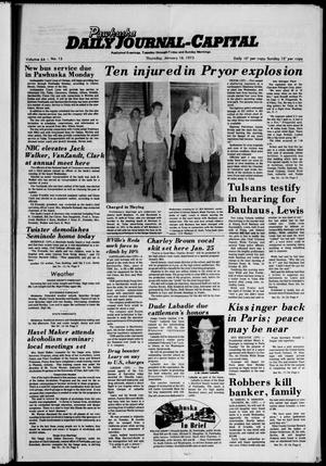 Pawhuska Daily Journal-Capital (Pawhuska, Okla.), Vol. 64, No. 13, Ed. 1 Thursday, January 18, 1973