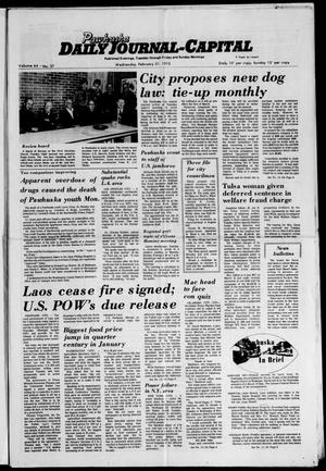Pawhuska Daily Journal-Capital (Pawhuska, Okla.), Vol. 64, No. 37, Ed. 1 Wednesday, February 21, 1973