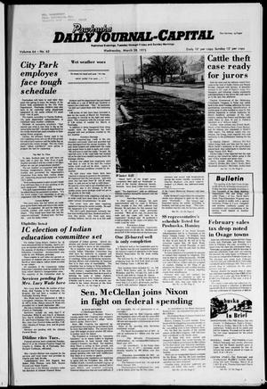 Pawhuska Daily Journal-Capital (Pawhuska, Okla.), Vol. 64, No. 62, Ed. 1 Wednesday, March 28, 1973