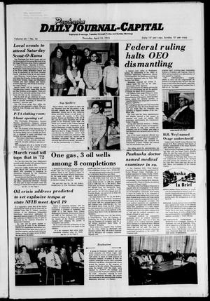 Pawhuska Daily Journal-Capital (Pawhuska, Okla.), Vol. 64, No. 73, Ed. 1 Thursday, April 12, 1973